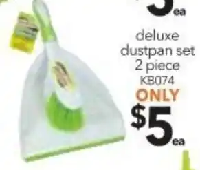 Cheap as Chips Deluxe Dustpan Set 2 Piece offer