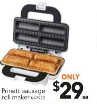Prinetti Sausage Roll Maker KA7979