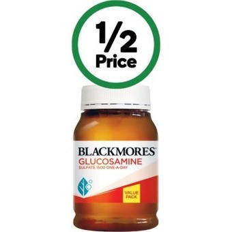 Woolworths Blackmores glucosamine sulfate 1500mg joint health vitamin tablets pk 150* offer