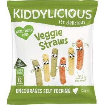 Woolworths Kiddylicious straws 12g or puffs 10g offer