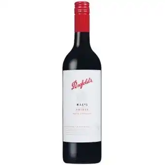 Woolworths Penfolds max’s shiraz 750ml offer