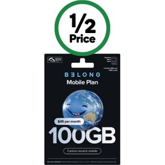 Woolworths Belong $45 starter pack† offer