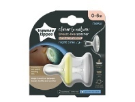 BIG W Tommee Tippee Breast-Like Soother 0-6m - 1 x Day & Night Soother offer