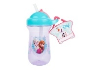 Disney Frozen Flip Top Straw with Name Tag Charm