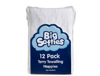BIG W Big Softies 12-Pack Terry Towelling Nappies offer