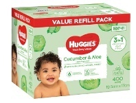 BIG W Huggies Thick & Soft Baby Wipes Cucumber & Aloe 400 Pack offer