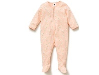 BIG W Dymples Cotton Coveralls with Zip Sizes 0000-1 - Peach offer