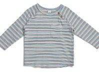 BIG W Dymples Multi Stripe Raglan Tee Sizes 000-2 offer