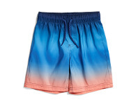 BIG W K-D Kids Printed Microfibre Shorts Sizes 1-7 - Blue & Orange offer