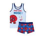 BIG W Mr. Men Boys Singlet and Trunk Brief Sets Sizes 1/2 - 3/4 offer