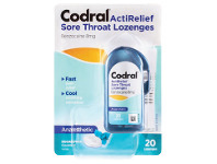 Codral ActiRelief Sore Throat Lozenges Mint 20 Pieces