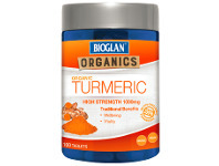 Good Price Pharmacy Bioglan Organic Turmeric 1000mg 100 Tablets offer