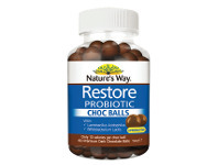 Good Price Pharmacy Nature’s Way Restore Probiotic Choc Balls 60 Pack offer