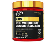 Good Price Pharmacy BSC K-OS Pre-Workout Lemon Squash 300g offer