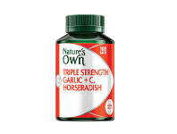 Terry White Nature's Own Triple Strength Garlic + C Horseradish 100 Tablets offer