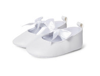 Dymples Soft Sole Shoes with Bow Sizes 1-5 - White