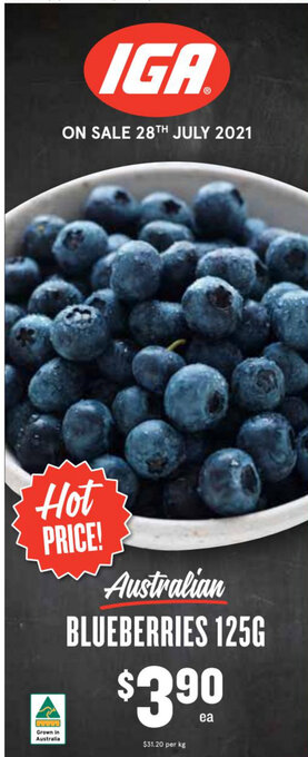Australian Blueberries 125g