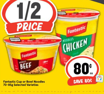 Ritchies Fantastic Cup or Bowl Noodles 70-85g offer
