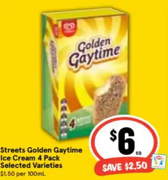 Ritchies Street Golden Gaytime Ice Cream 4 Pack offer