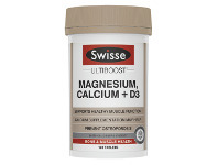 Good Price Pharmacy Swisse Ultiboost Magnesium, Calcium + D3 120 Tablets offer