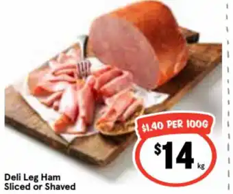 Ritchies Deli Leg Ham Sliced or Shaved offer