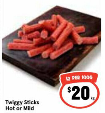 Twiggy Sticks Hot or Mild