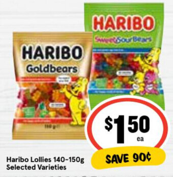 Haribo Lollies 140-150g