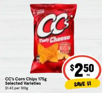CC's Corn Chips 175g