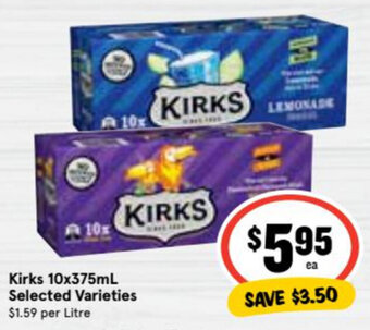 Ritchies Kirks 10x375ml offer