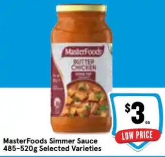 Ritchies MasterFoods Summer Sauce 485-520g offer