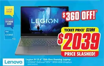 The Good Guys Lenovo leglon 5i 15.6 offer