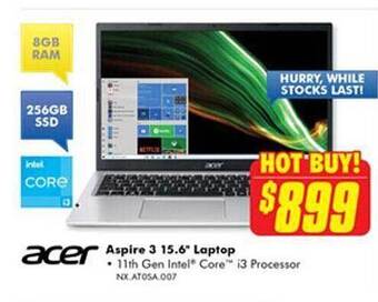Acer aspire 3 15.6