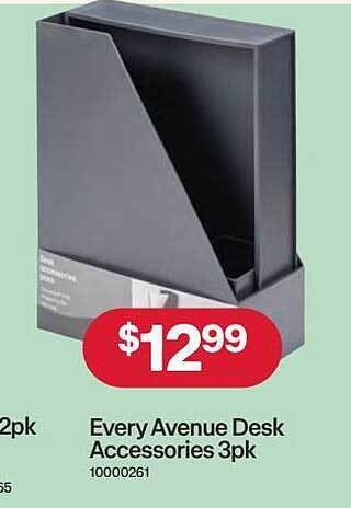 Every avenue desk accessories 3pk