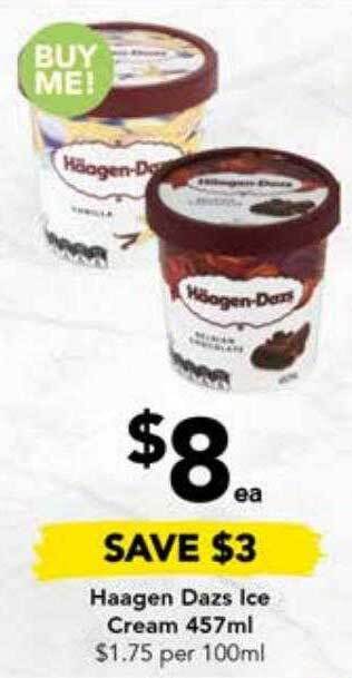 Drakes Haagen dazs ice cream offer