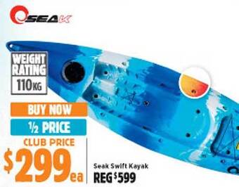 Anaconda Seak swift kayak offer
