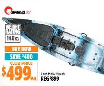 Anaconda Seak mako kayak offer