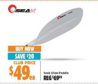 Anaconda Seak glide paddle offer