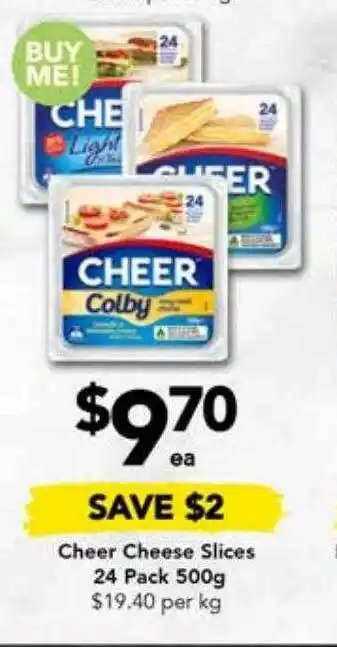 Drakes Cheer cheese slices 24 pack offer
