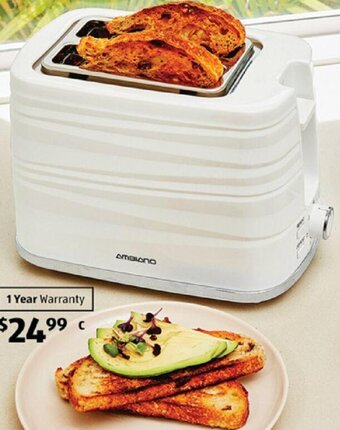 ALDI 2 Slice Textured Toaster offer