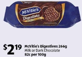 ALDI McVitie's Digestives 266g offer