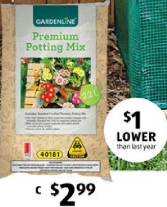 ALDI Premium Potting Mix 22L offer