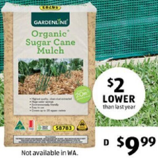 Sugar Cane Mulch offer at ALDI