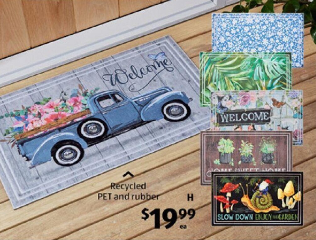 Fashionable Door Mat offer at ALDI