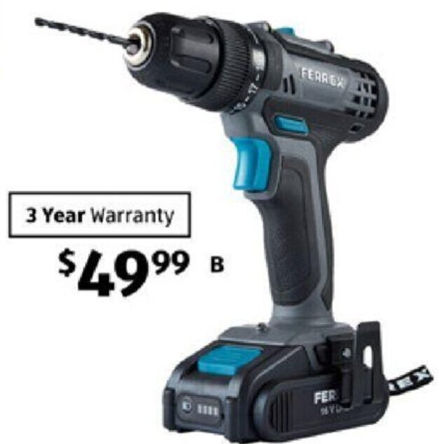 16V Li On Cordless Drill offer at ALDI