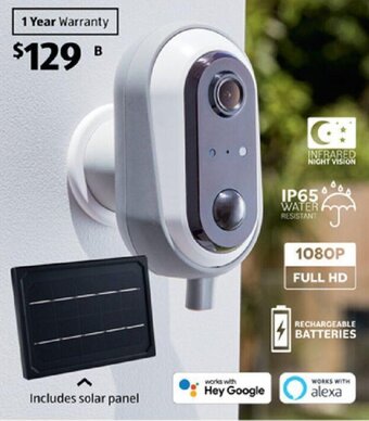ALDI Smart Wireless Camera with Solar panel offer
