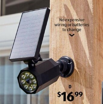 ALDI Decoy Security Camera Light offer