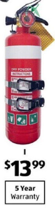 ALDI Fire Extinguisher offer