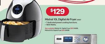 Australia Post Mistral 10l digital air fryer offer