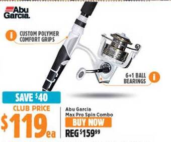 Anaconda Abu garcia max pro spin combo offer