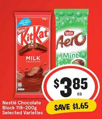 IGA Nestlé chocolate block offer